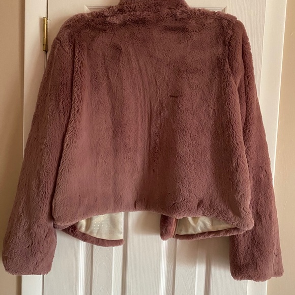 Anthropologie fuzzy jacket XL NWOT - Picture 7 of 8